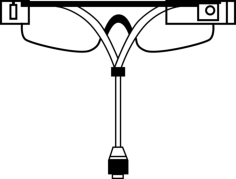 Google Glasses From Back View Silhouette Cutting Svg Files, Free Vectors File